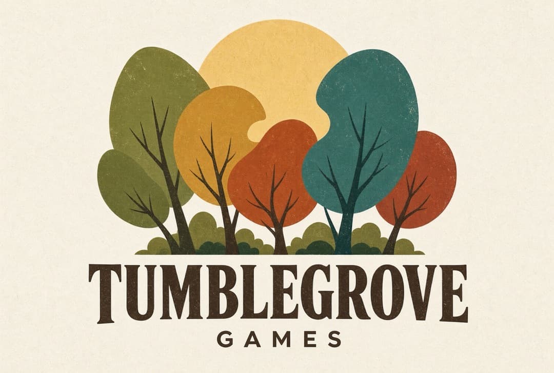 Tumblegrove Games — the original forest logo